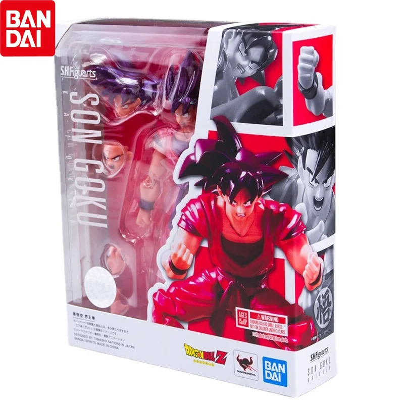 BANDAI SHF Аниме Драконий жемчуг Z шарнирная подвижная Kaiouken Сон Гоку красный взрыв