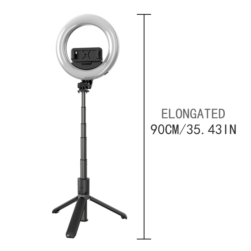 Портативный кольцевой светодиодный светильник для селфи 5 дюймов со штативом и
