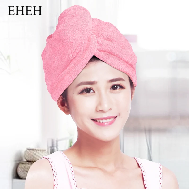 

EHEH Quick Drying Cap Moon Shape Turban Microfiber Super Absorbent Bath Towel Hair Drying Wrap Quick Dry Hair Hat