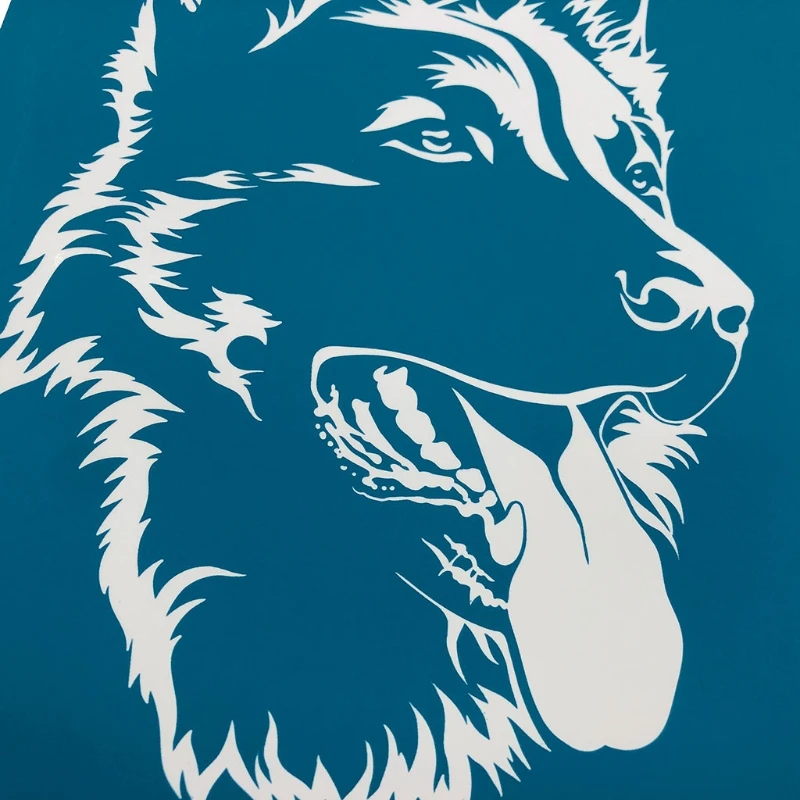 German Shepherd Self Adhesive Silk Screen Printing Stencil Mesh Transfers for DIY T-Shirt Pillow Textile Painting Decoration | Дом и сад