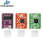 Запчасти для 3D-принтера Stepstick A4988 DRV8825 шаговый двигатель модуль драйвера с радиатором Reprap Ramps 1,41,51,6 панель управления