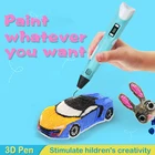 3d-ручка для 3D-принтера сделай сам, ручки для рисования, ручка для 3d-печати с наполнителем PLA 100 м, образовательный подарок на Рождество и день рождения, 3d-карандаш для детей