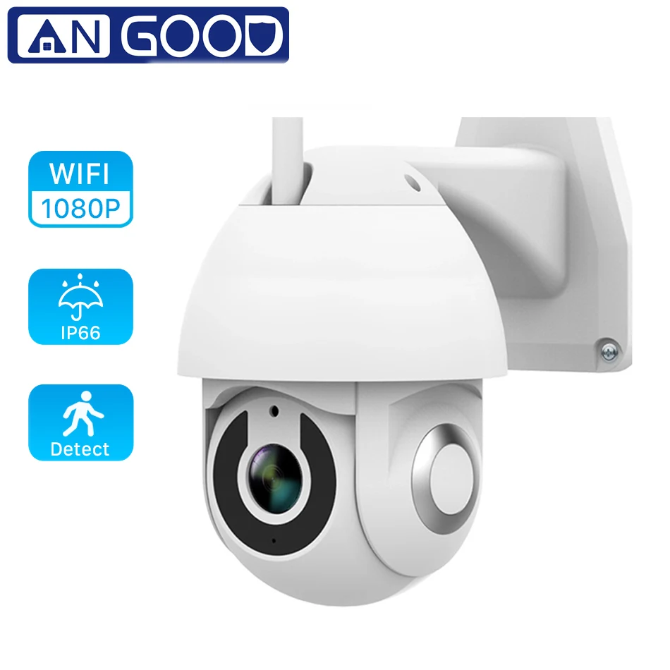 Angwood V380 уличная IP66 умная IP камера HD 1080P 2MP PTZ система безопасности Поддержка Onvif TF карта Облачное хранилище скорость купольный монитор