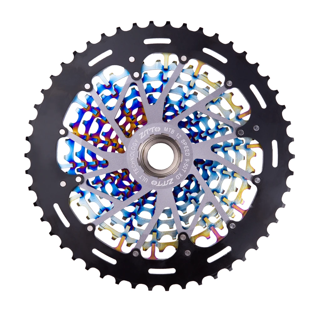 MTB 12 скоростей кассета 12 S 9-50T Ultimate XD кассета Красочная радуга K7 375 г 12 В ультра легкая кассета 12s кассета 1299 k7