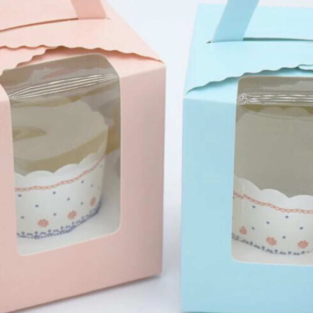 10 шт Мини-печенье коробка конфет одиночная для кексов коробки хранения десертов