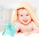 Детская Соска Силиконовая соска Прорезыватель для зубов 3 цвета для новорожденных Ортодонтическая пустышка Соска-пустышка с соской круглые