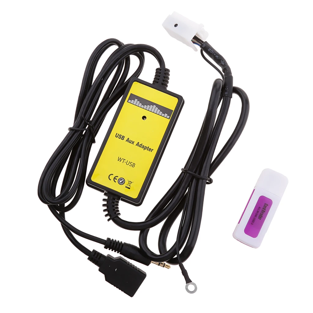 

Adapter Auxiliary Cable USB Player Car Audio For Audi Skoda Seat
