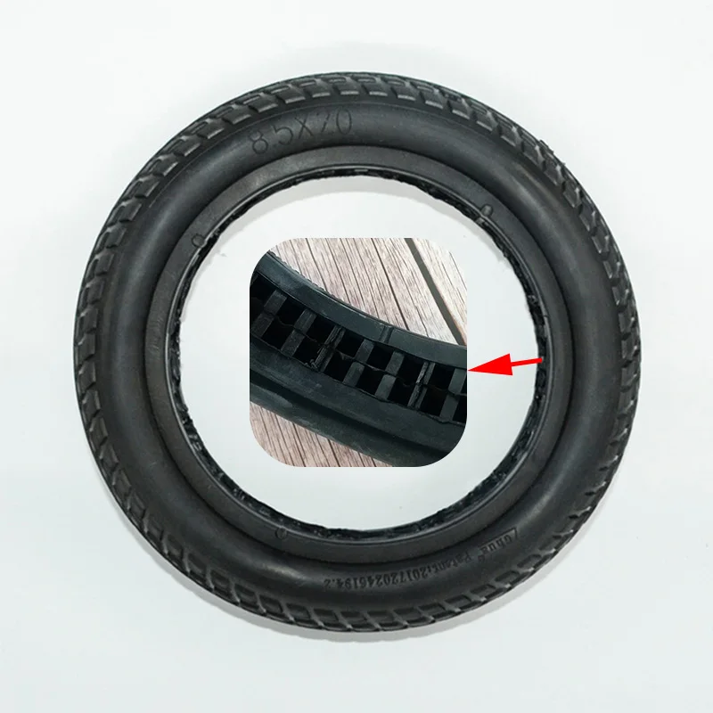 1-Inner-Hollow-tire Шины для скутеров, задние полые колеса, ступица для 8,5 дюймов Xiaomi Mijia M365, демпфирующие твердые шины, полые непневматические шины, соты - Цвет: 1-Inner-Hollow-tire