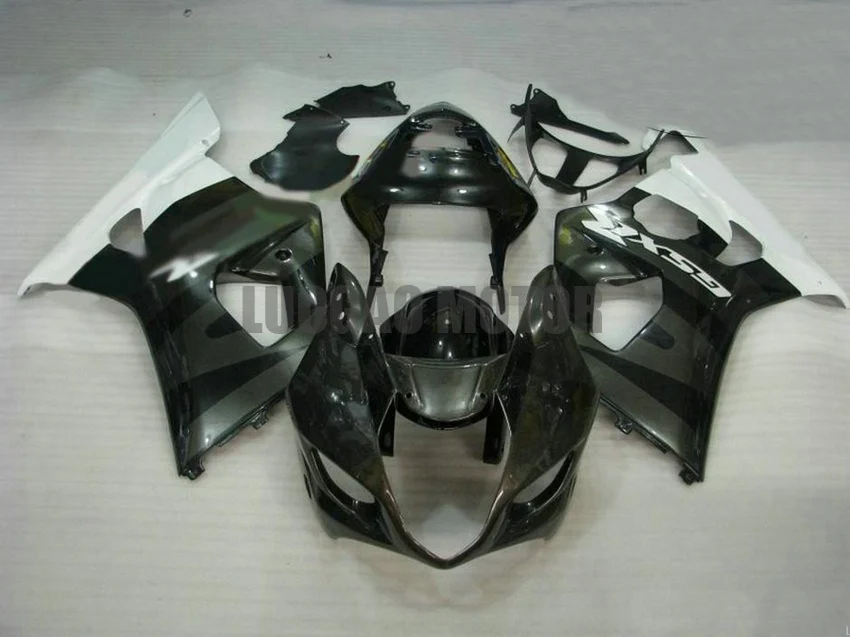 

High Quality Cowlings Injection motorcycle fairings kit For Black White SUZUKI GSXR1000 2003 2004 bodywork 03 04 Fairing kits