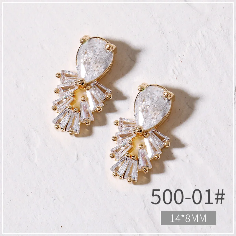 

10pcs/lot Luxury zircon crystals rhinestones nail art decorations jewelry nails accessories decor decoration charms supplies