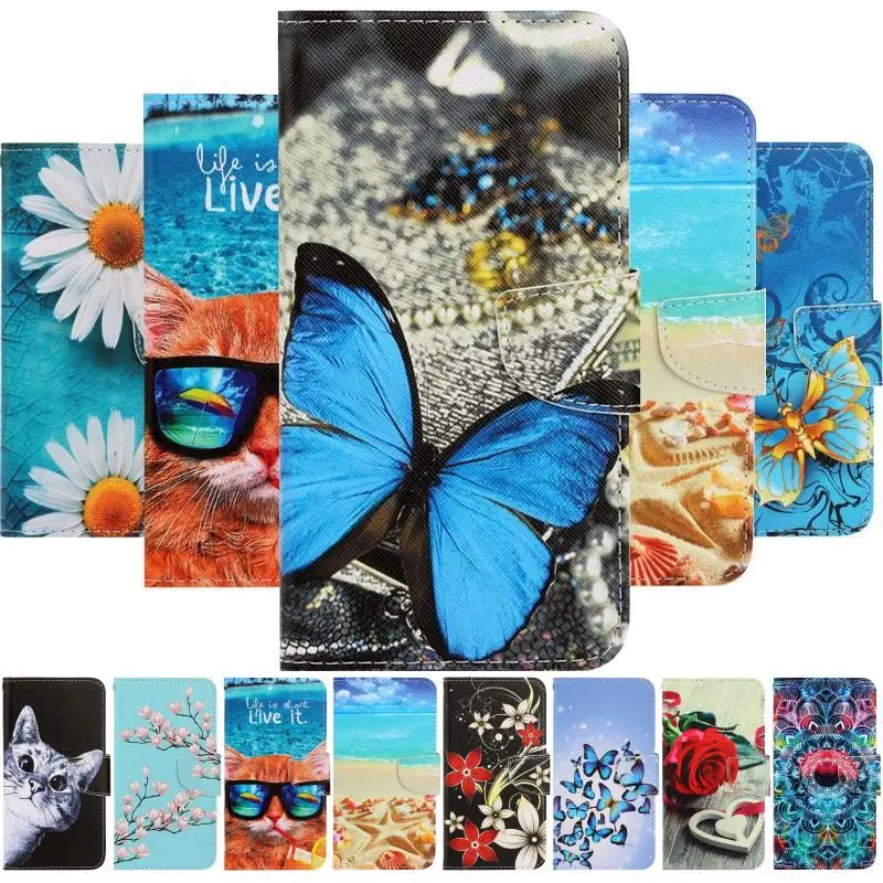 Fundas кожаный чехол для телефона для Apple iPhone 11 Pro XR X XS Max 8 7 6 6S Plus Бумажник Флип Coque сумка Capa D09F