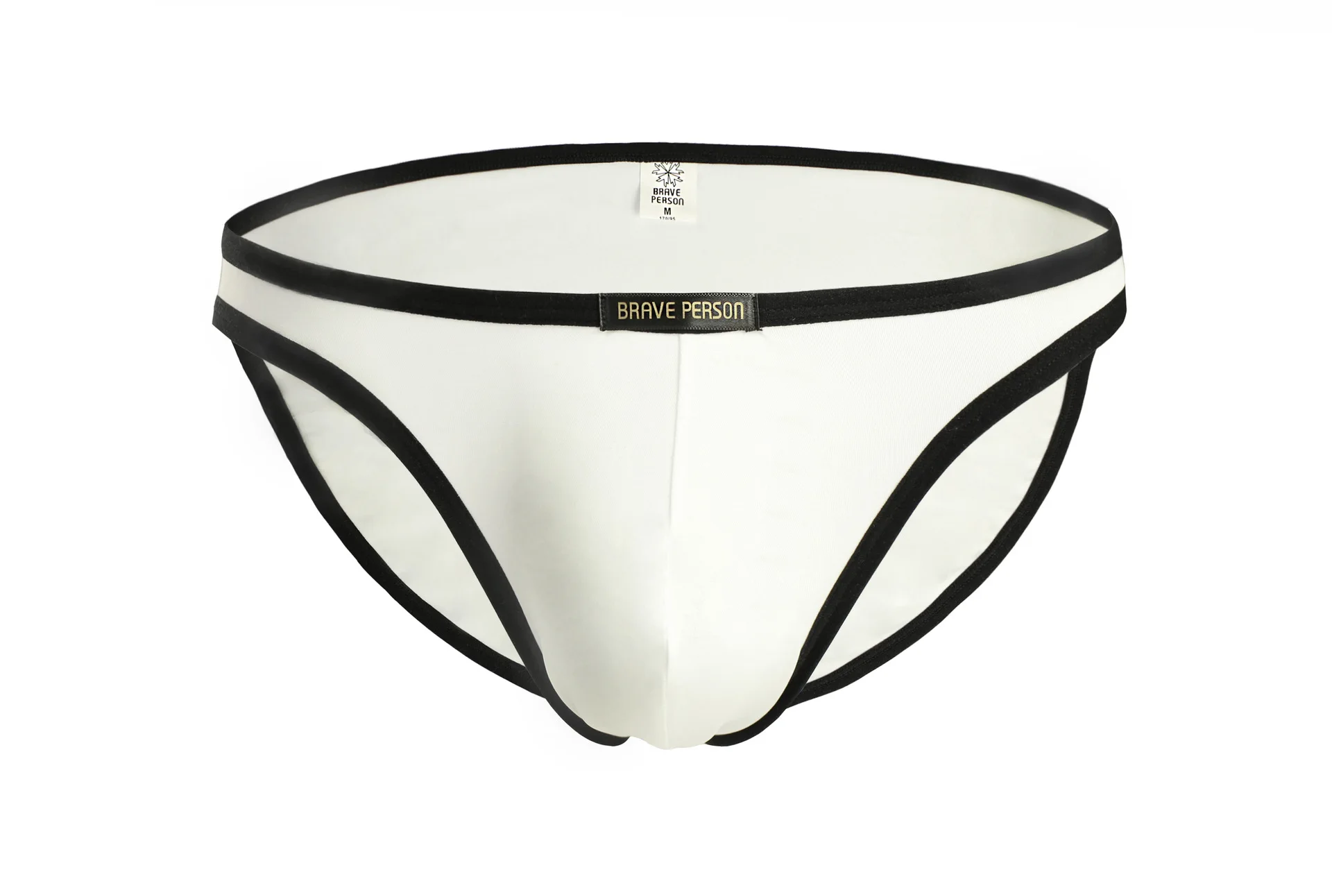 Трусы брифы мужские однотонные из нейлона с низкой талией 4 шт./лот |