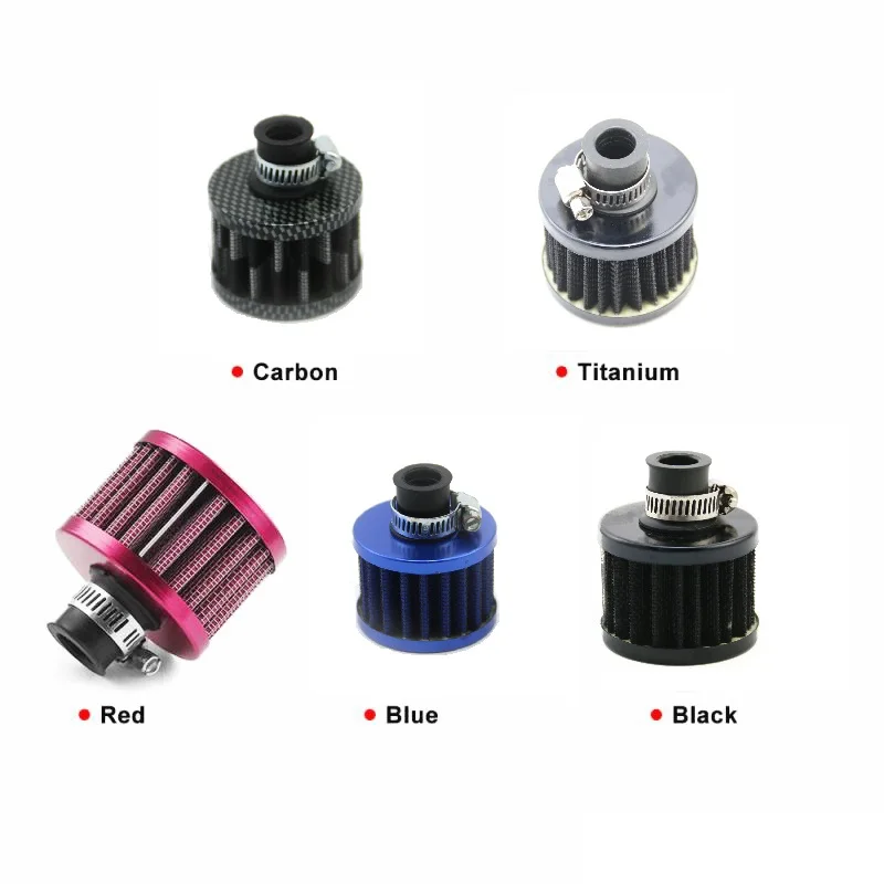 Аксессуары для автомобиля 12 мм воздушный фильтр впуска масла и холодного воздуха