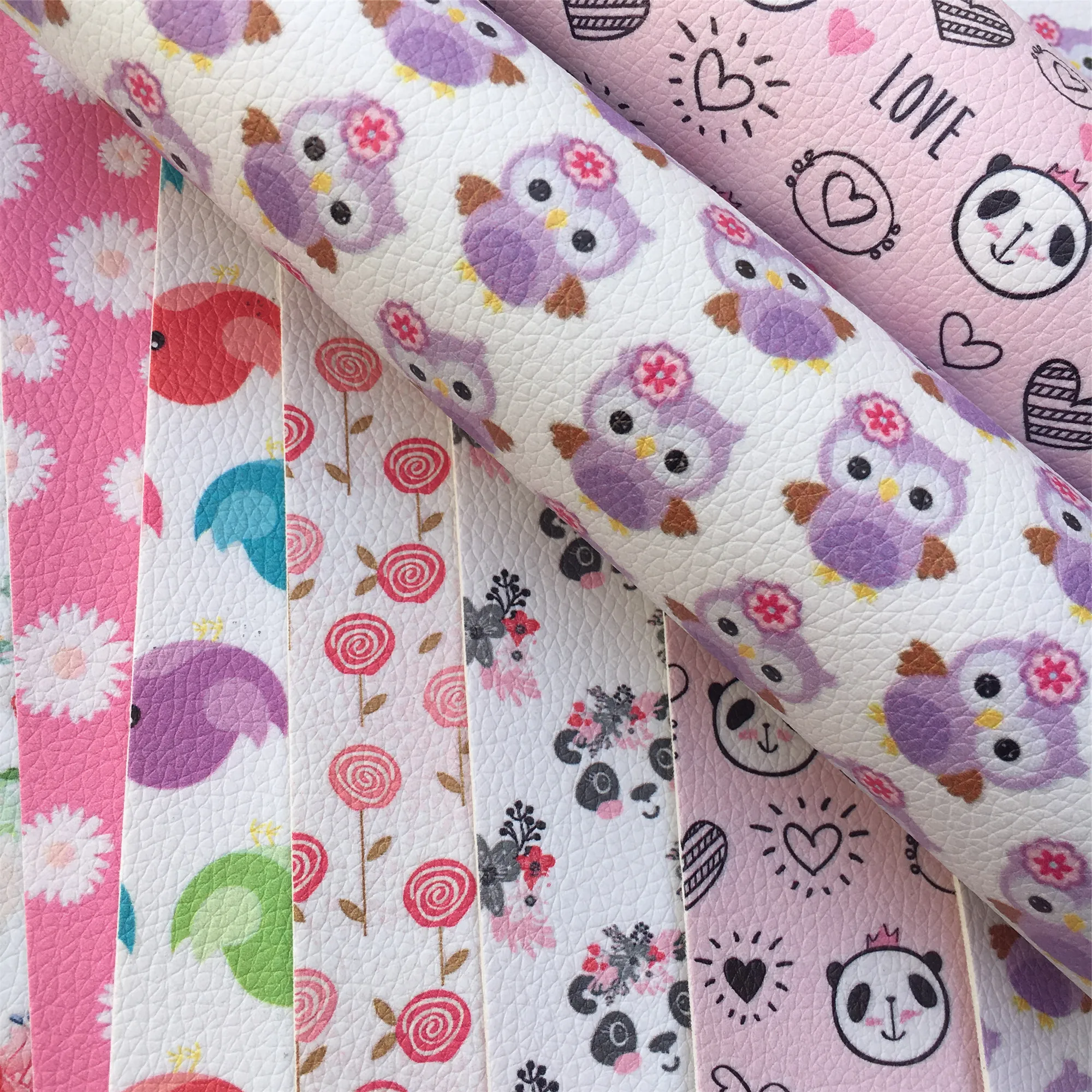 Давид аксессуары 20*33 см с принтом птицы личи искусственная кожа ткань сделай сам