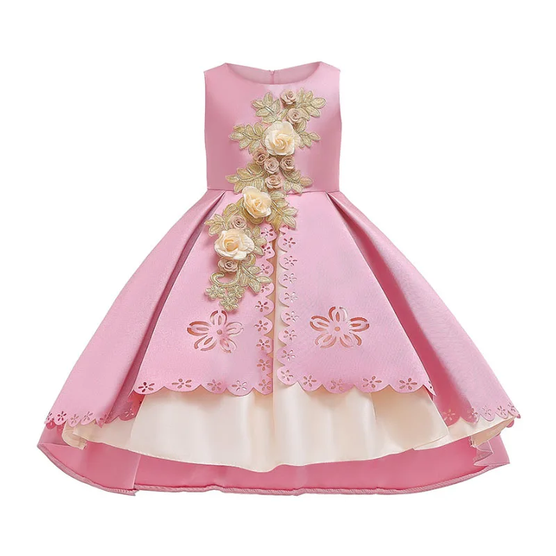 

3-8 years old baby girls clothes dress Christmas dresses Halloween cosplay European American fashion quality children's clothing