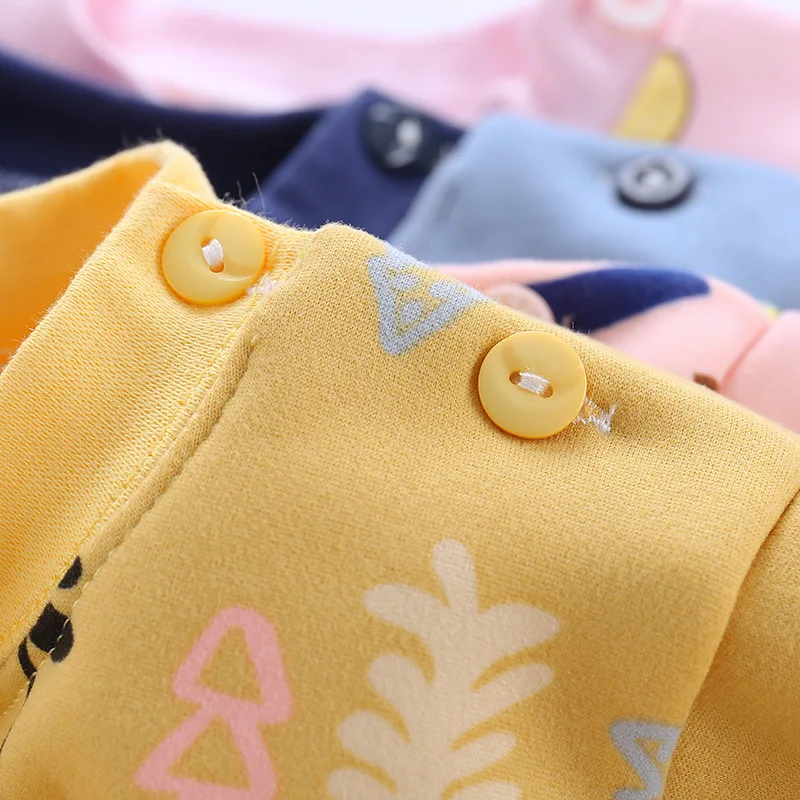 Зимние плотные детские пижамы пижама теплые с длинными рукавами и мехом для