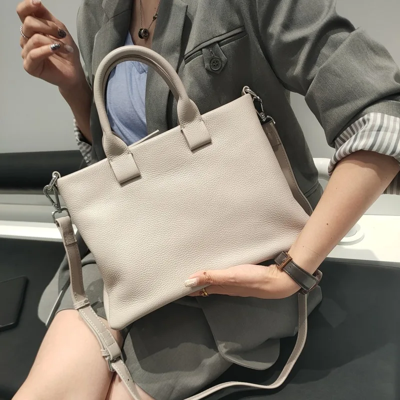

Messenger bag satchels Women's 2020 new ladies handbags simple and versatile soft leather large capacity large bag shoulder