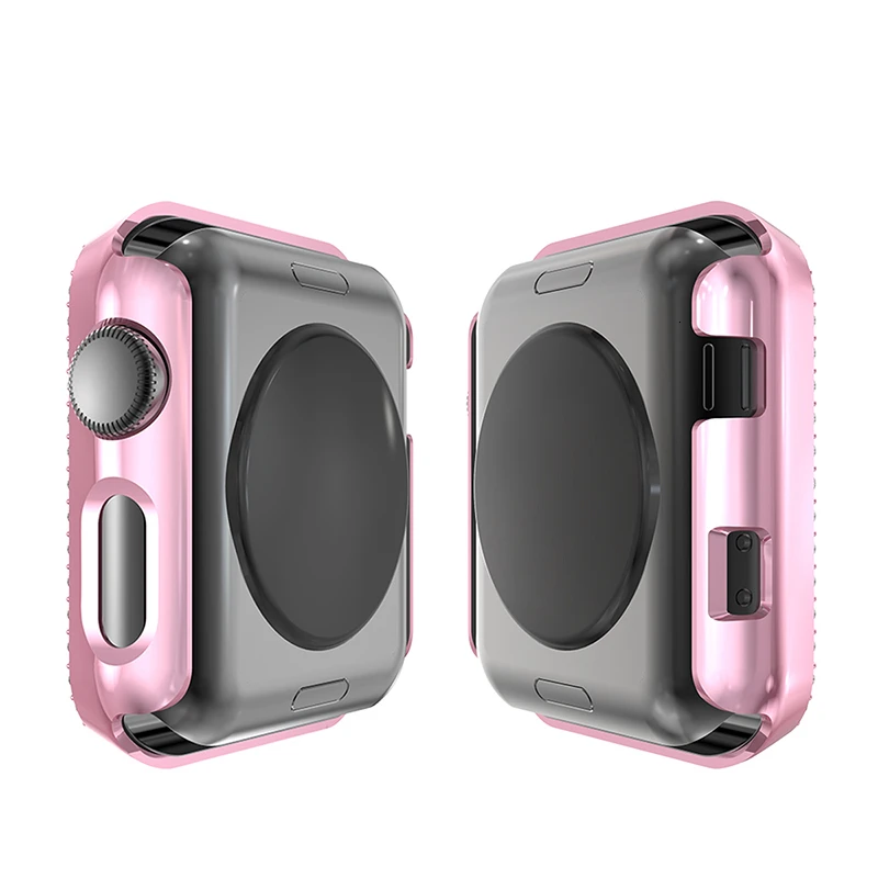Алмазный чехол для apple watch Series 5 44 мм 40 мм iWatch 4 защитная крышка экрана PC Watch Case для apple watch 3 Case 38 мм 42 мм