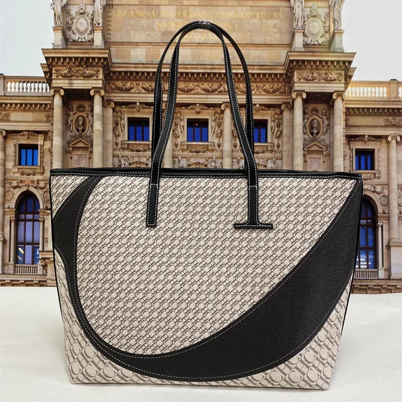 

Tote Bags for Women New Fashion Genuine Leather Letter Printed Tote Bag Wild Large-capacity Shoulder Portable CH Bag Cc Gg