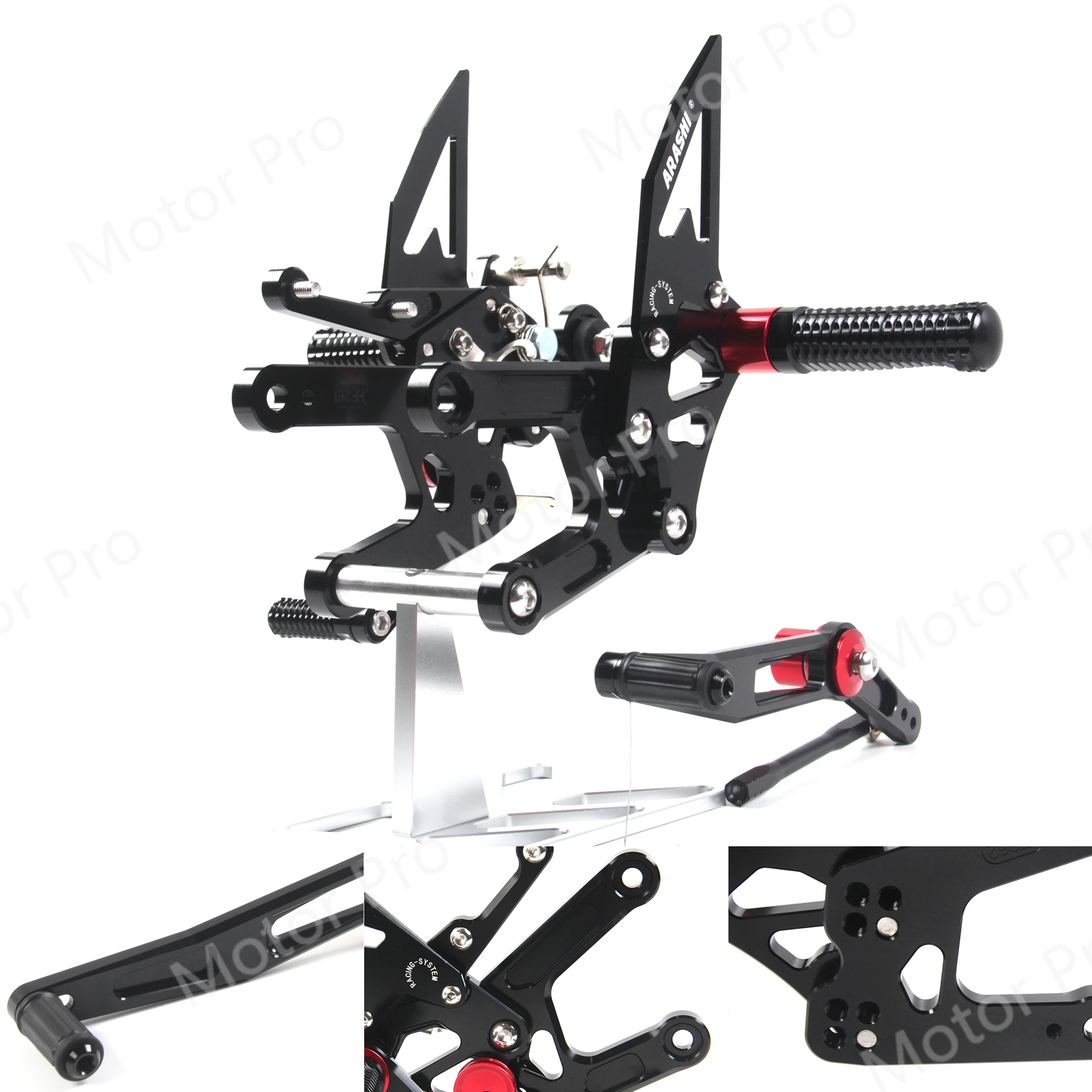 Для Yamaha YZF R6 2017 - 2021 мотоциклетные Регулируемые подножки колышек отдых задний