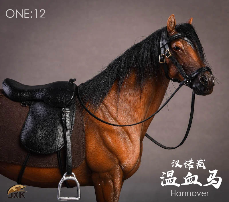 1/12 весы JXK013 Hannover Horse Warmblood аниме статуя Пальма фигурка игрушки с жгутом Коллекционная Fit 6 ''фигурка куклы