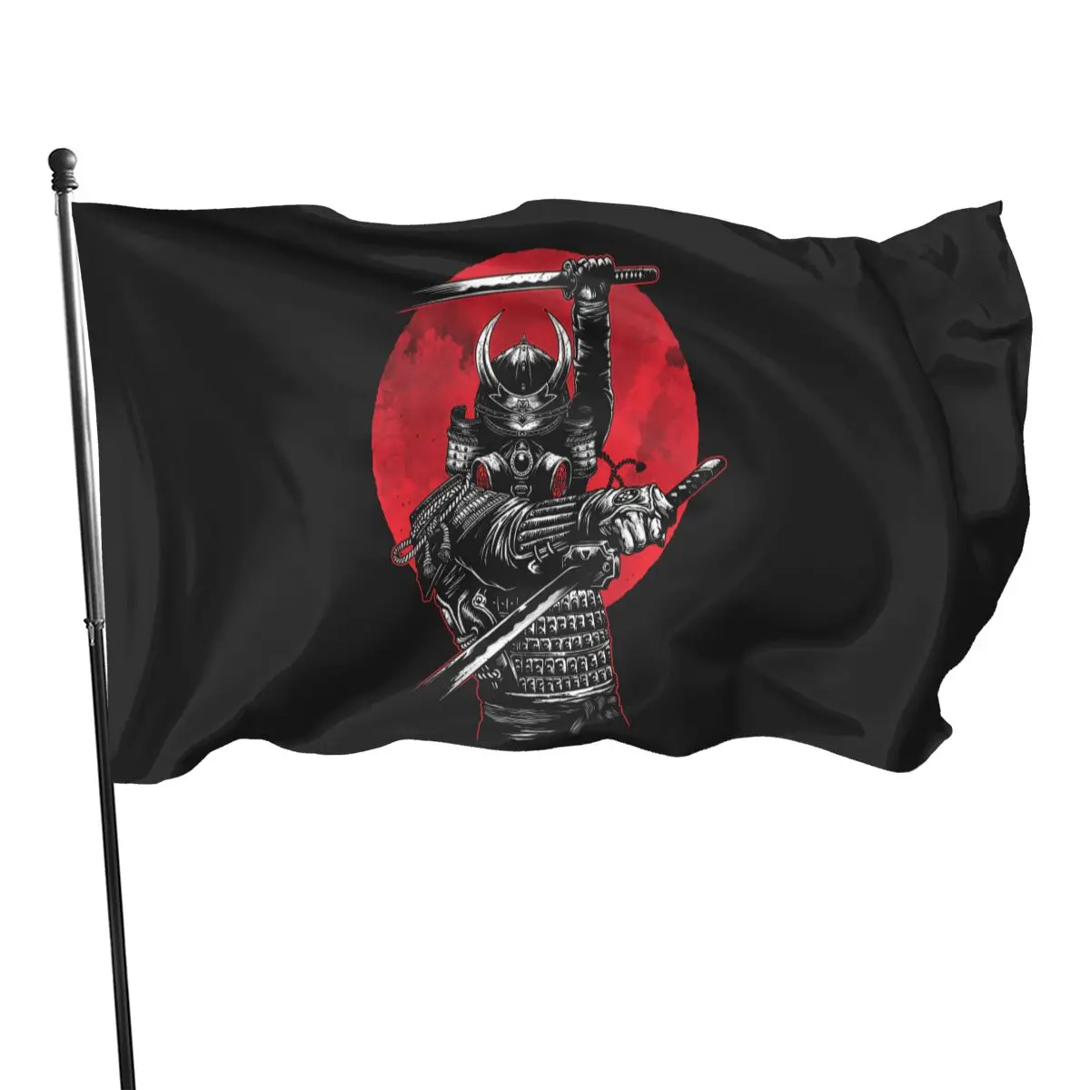 

Japanese Samurai Skeleton Flag 90x150cm
