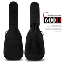 oxford fabric electric guitar gig bag double straps pad 5mm cotton thickening soft bag cover waterproof backpack