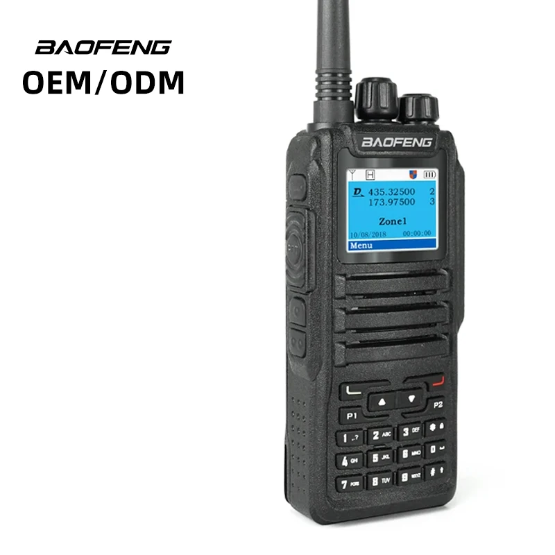 baofeng dmr dm 1701 50km dmo ham transmitter 10w walkie talkie 2200mah transreceiver 136 174400 520mhz two way radio vhfu free global shipping