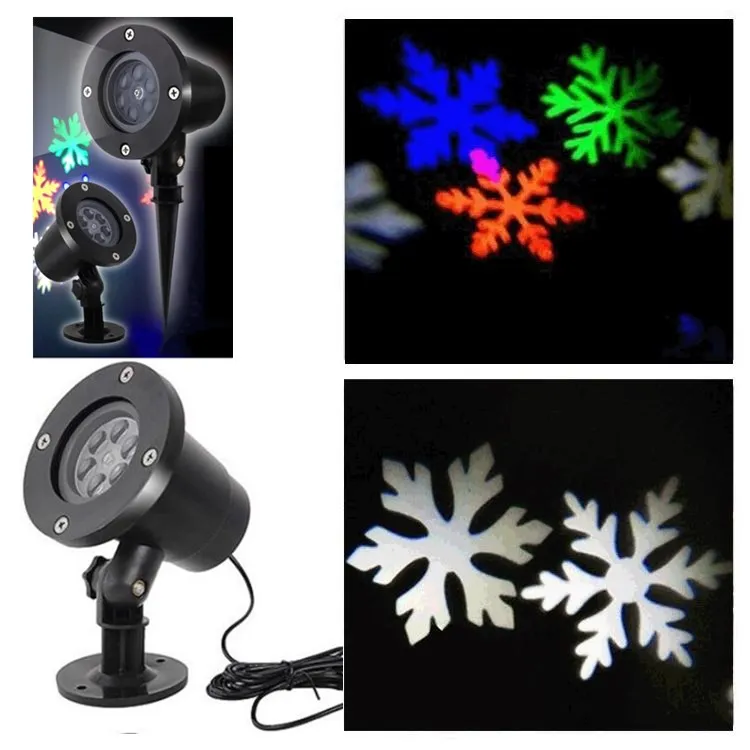 Лазерсветильник проектор-Снежинка на солнечной батарее IP65 | Освещение