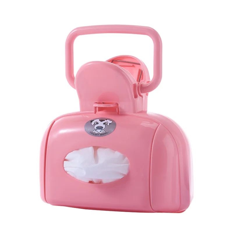 Plastic Pet Candy Color Toilet Dog Clip Walk Artifact Supplies Cat Litter Box | Дом и сад
