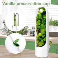 kitchen gadgets vanilla preservation cup vanilla preservation box herb storage container good seal effect fresh cup for kitchen