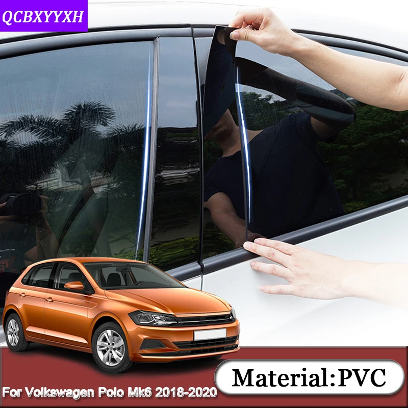 Наклейка на окно автомобиля для Volkswagen Polo Mk6 Virtus Sedan 2018 2020|Обвесы| |