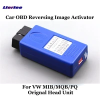 car obd reversing image function activator decoder for volkswagen vw mibmqbpq orignal head unit reverse camera switch device
