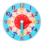 Детские игрушки Монтессори, деревянные часы, часы, минуты, секунда, познавательные деревянные часы, игрушки для детей, вспомогательное пособие для раннего обучения
