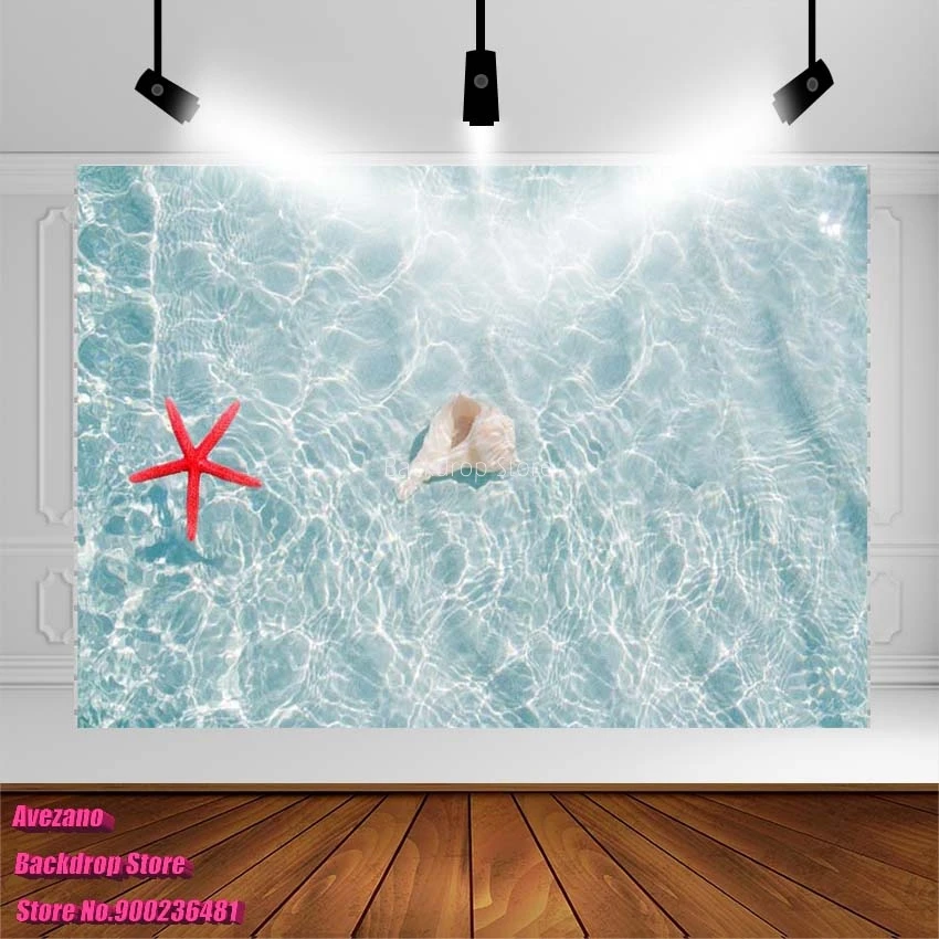 Avezano летний тропический фон морской пляж морские звезды раковины Праздничная