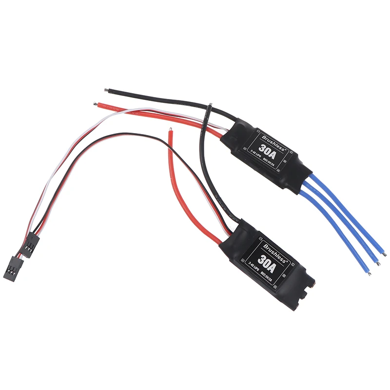 

XXD 30A 2-4S ESC Brushless Motor Speed Controller RC BEC ESC T-rex 450 V2 Helicopter Boat for FPV F450 Mini Quadcopter Drone