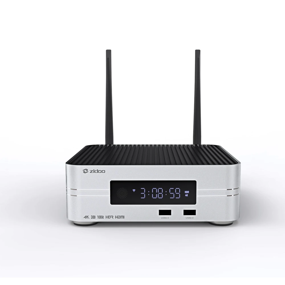 Zidoo Z10 Android 7,1 ТВ-приставка 1000M LAN 4K BT4.1 смарт-приставка Realtek RTD1296 2 Гб ОЗУ 16 Гб ПЗУ поддержка 3," HDD медиаплеер