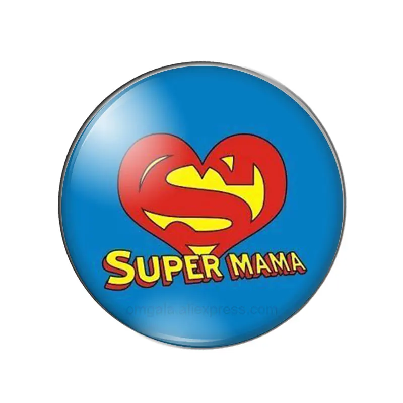 10pcs/lot Je Une Suis Qui Mamie Dechire Round Glass Cabochon French Super Mama Dad Dome For DIY Cameo Jewelry Findings | Украшения и