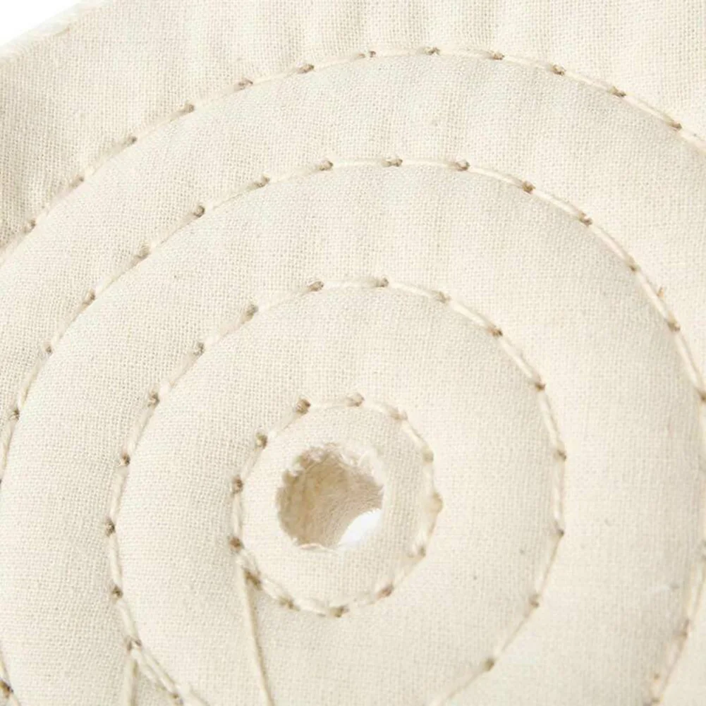 

4PC Polishing wheel Spiral Stitched Cotton Buffing Wheel Mop 70 layers