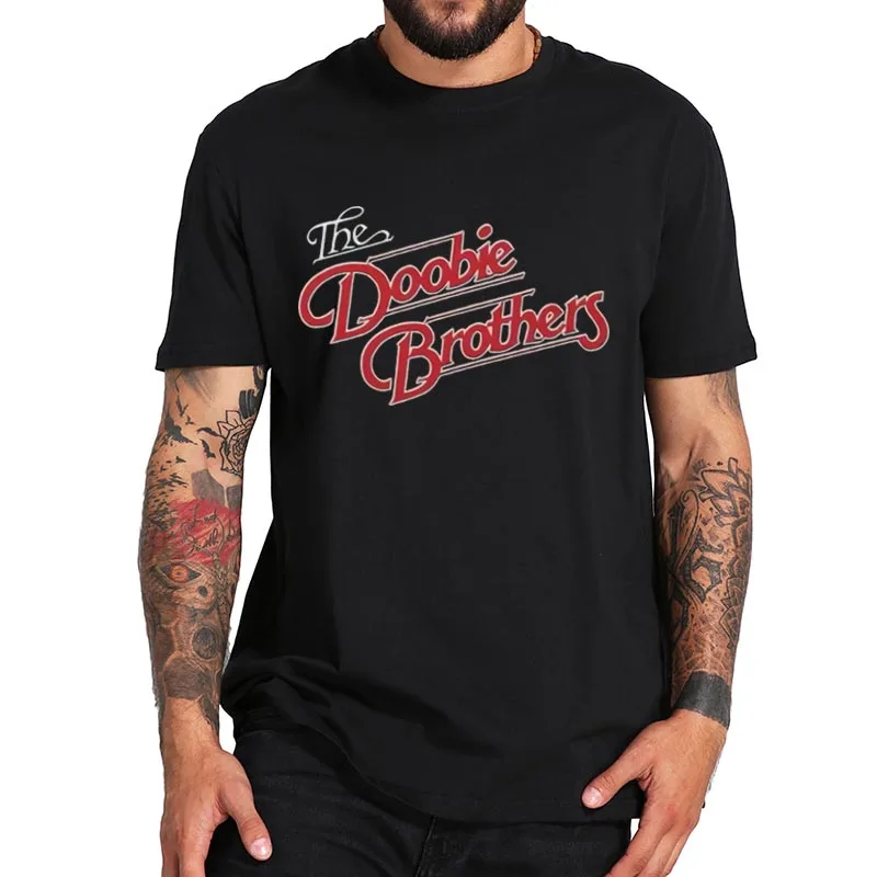 

The Doobie Brothers T Shirt American Rock Band T-Shirt Comfortable Crew Neck Tee 100% Cotton Camisetas