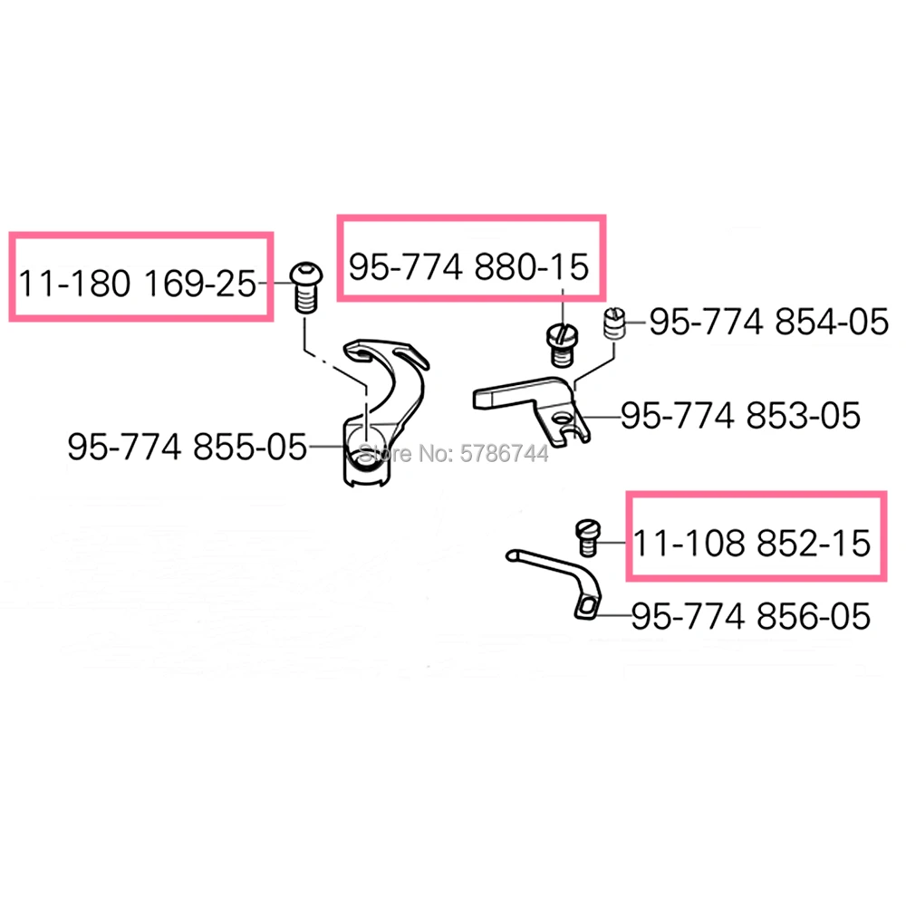 #11-180169-25,    #95-774880-15,      #11-108852-15    PFAFF 591574571