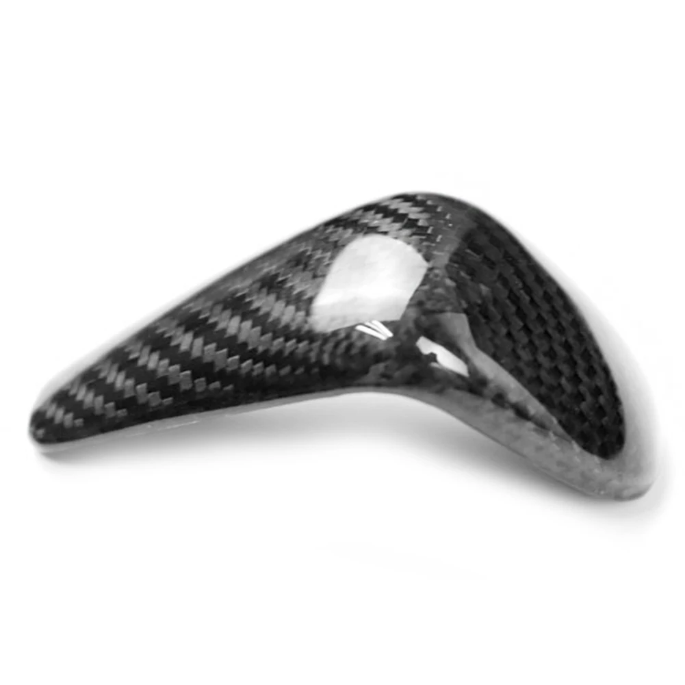 

Auto Styling Trim Cover Sticker Parts Carbon Fiber Shifter Knob Trim Decorative Cover for Audi A6L 2016-2018 A7 15-18
