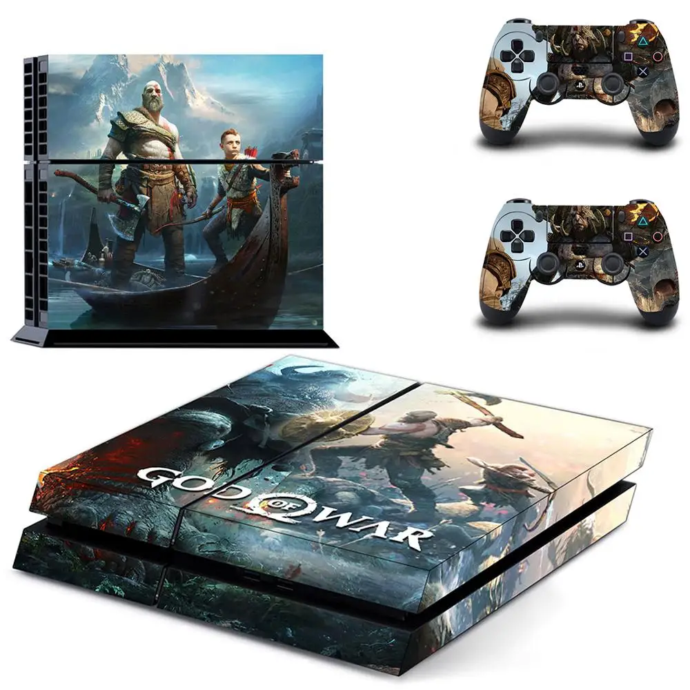 Виниловая наклейка для консоли и контроллеров PS4 Game God of War PlayStation 4 PS4|Наклейки| |
