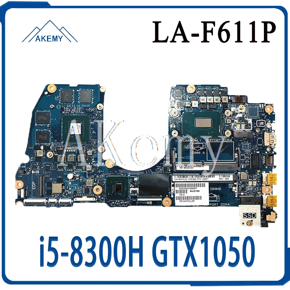SAMXINNO CAL53 LA-F611P материнская плата для ноутбука For DELL G3 15-3579 3579 оригинальная i5-8300H GTX1050