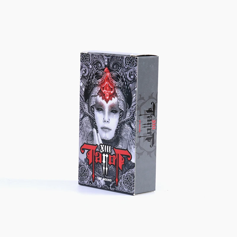 

Dark Tarot XIII Tarot with GuideBook 78 Cards Deck, Card Game Board Game Divination Tell The Future TOY Board Games