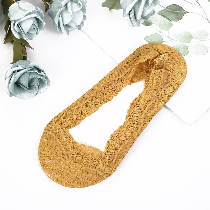 KNOW DREAM Socks women Lace ship socks spring autumn style big size wear retro color whole circle silicone lace invisible |