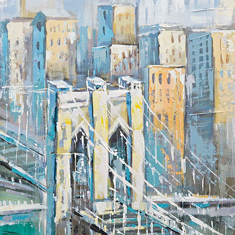 

Canvas Wall Art for Living Room, Artistic Hand Painted Wall Decor, Modern Home Decorations Artwork Abstract Vintage Oil Painting