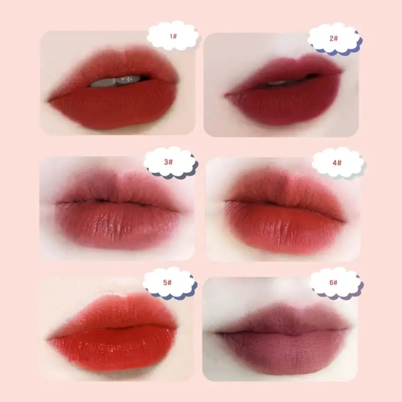 

1 Pc Lipstick Matte Fine And Smooth Long-lasting Makeup Waterproof Lips Makeup Not Stick To The Cup Lips Cosmetics Hot TSLM1