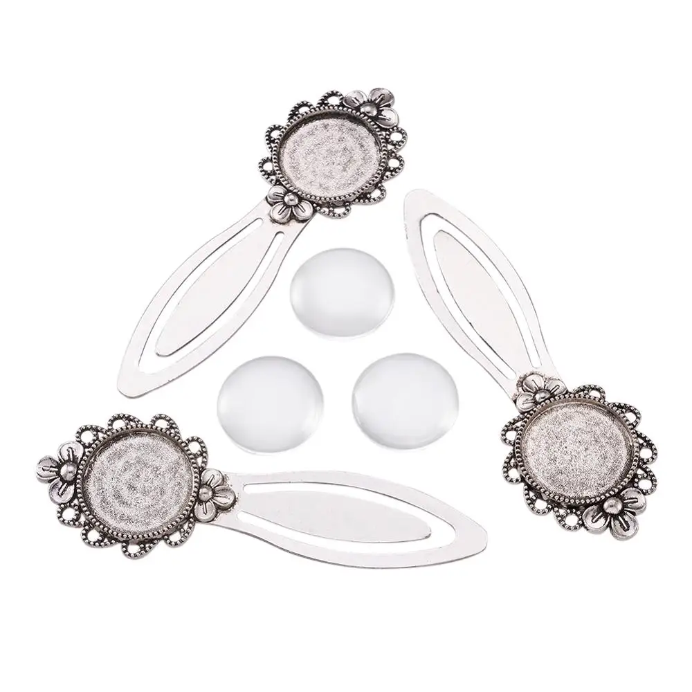 Прозрачный стеклянный кабошон в форме купола 20 мм Обложка для античного