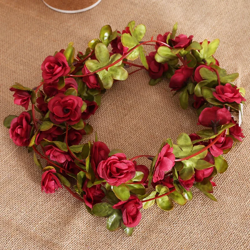 Осенняя Свадебная гирлянда из искусственных цветов 250 см | Дом и сад